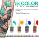 Tattoo Ink Color Set 28/54 PCS 5ml Solong